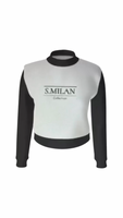 Mock Neck Crop Sweater  PRE-ORDER